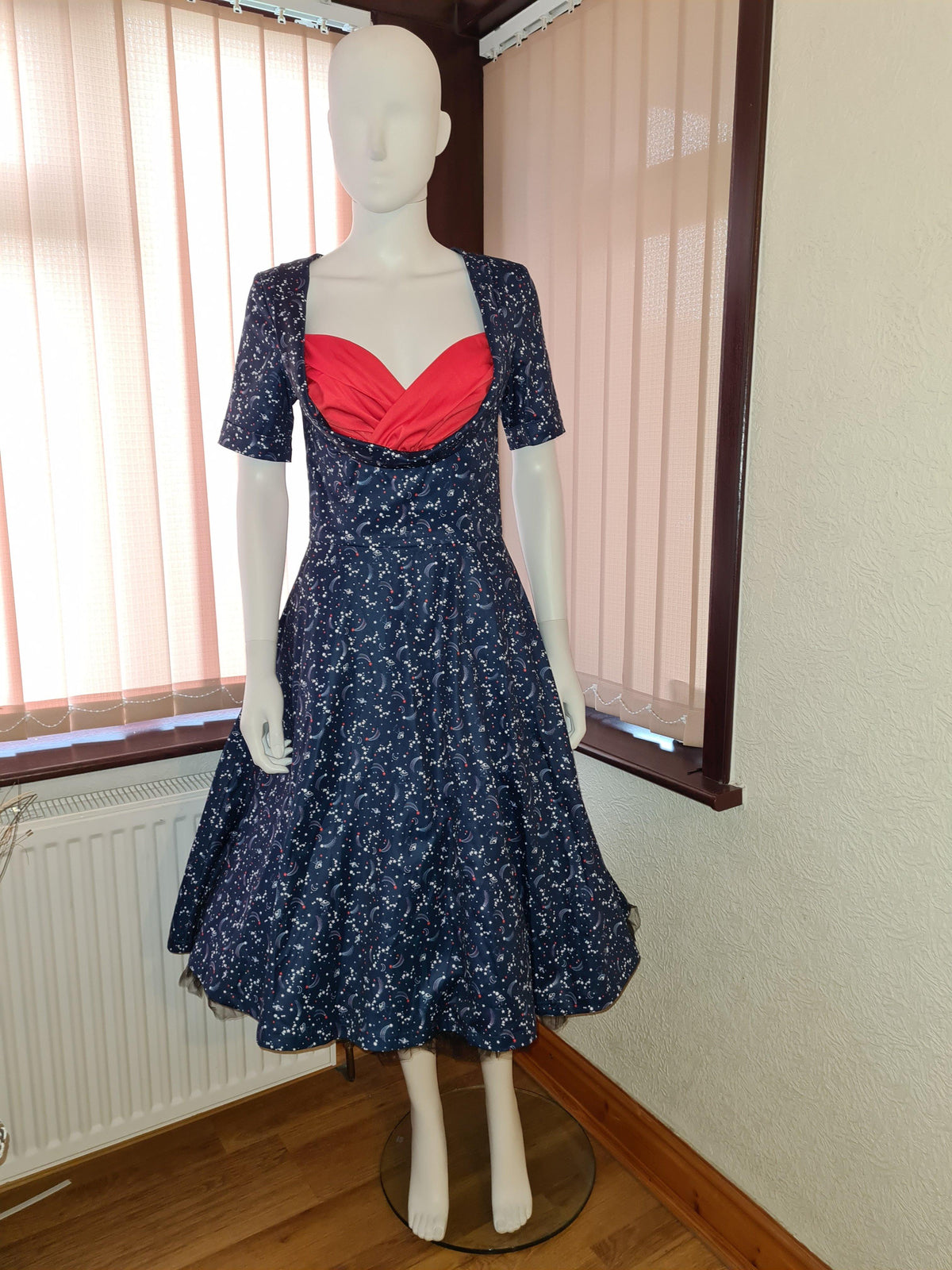Lindy Bop Sloane Starry Night Vintage Dress - HerSecretCloset.co.uk