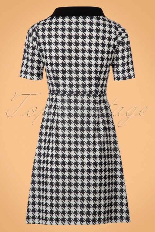 Lindy Bop Monica Houndstooth Dress