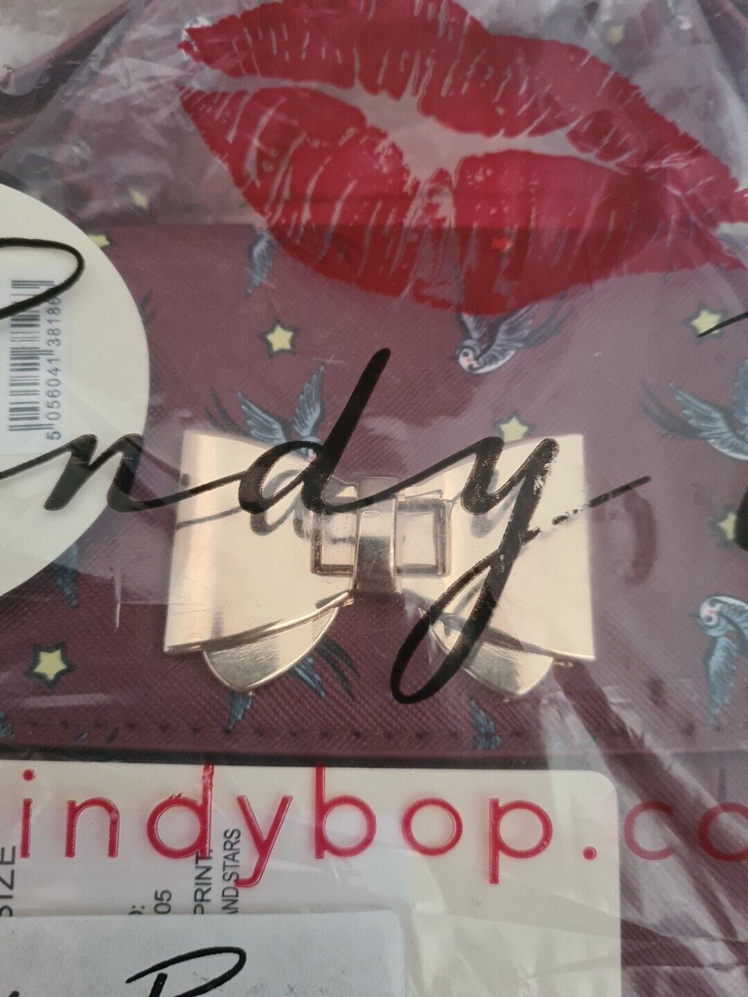 Lindy Bop Bessa Swallows And Stars Handbag Satchel Handle Bag