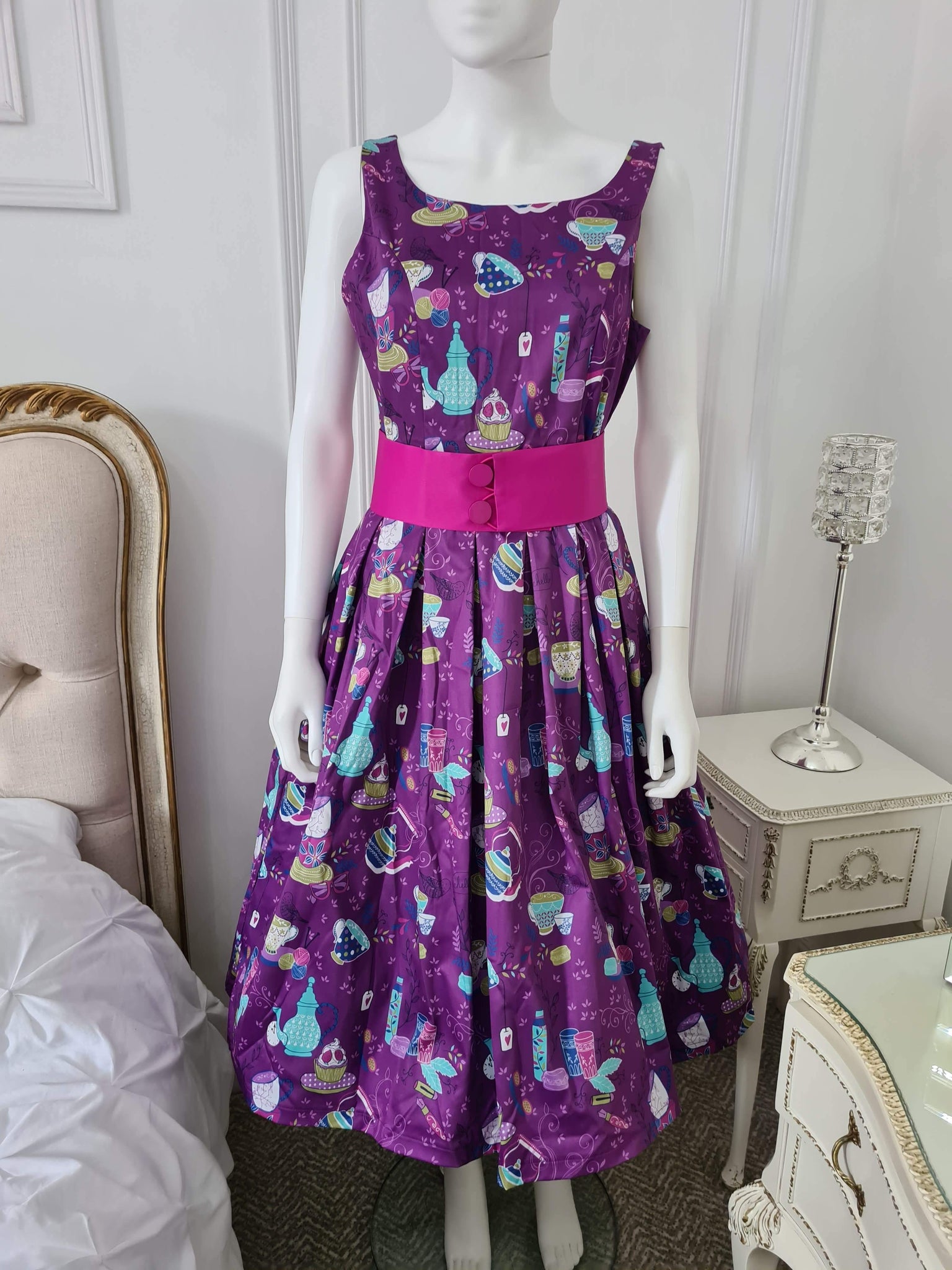 lindy bop purple dress Lindy Bop | Dresses | Lindy Bop Lily Baking Bookshelf Dress Navypurple