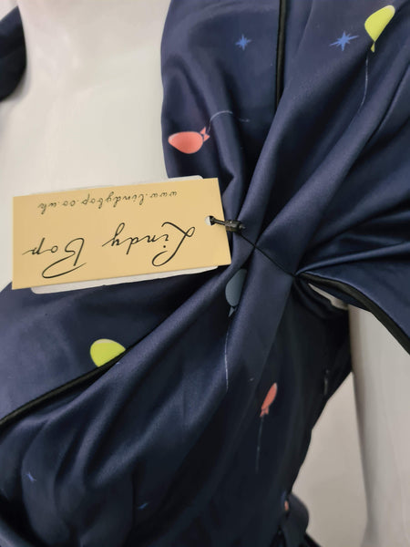 Lindy Bop Exquisite Courney Drive In Navy Dress - Rare Find - HerSecretCloset.co.uk