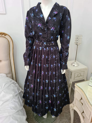 Lindy Bop Shannon Teal Rose Vintage  1950s Style - HerSecretCloset.co.uk