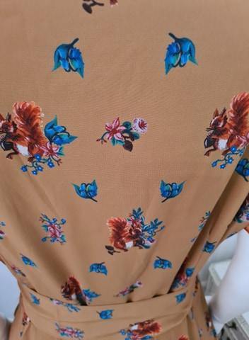 Lindy Bop 'Bretta' Mustard Squirrel Print Tea Dress - HerSecretCloset.co.uk