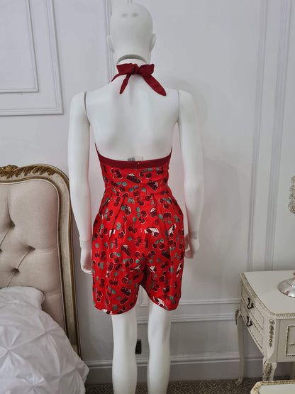 Lindy Bop Lauren Red Cherry Pie - HerSecretCloset.co.uk