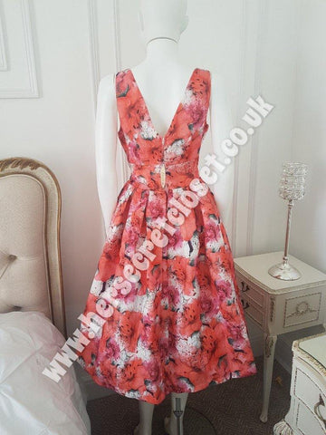 Lindy Bop Classic 1950s Felicia Lily Swing Dress - HerSecretCloset.co.uk