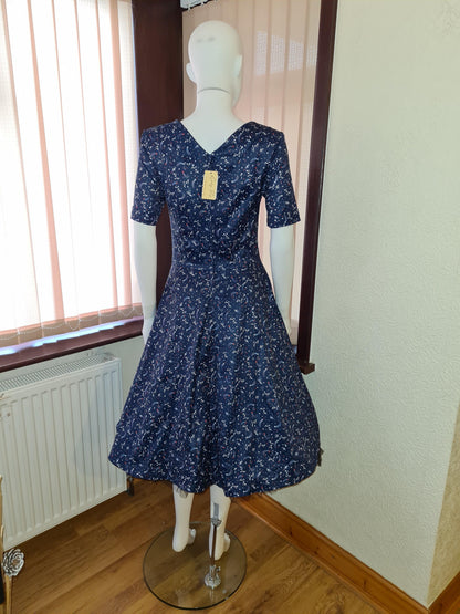 Lindy Bop Sloane Starry Night Vintage Dress - HerSecretCloset.co.uk