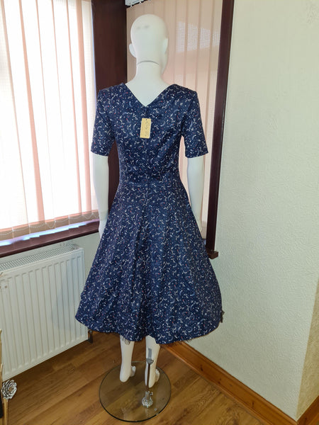 Lindy Bop Sloane Starry Night Vintage Dress - HerSecretCloset.co.uk
