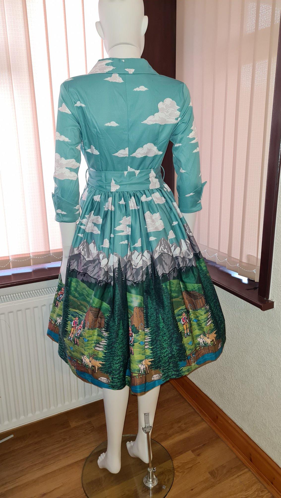 Lindy Bop Vivi Alpine Swing Dress HerSecretCloset
