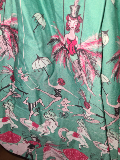 Lindy Bop Rare Vintage Casey Print Swing Skirt - HerSecretCloset.co.uk