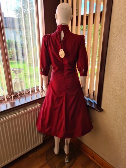 Lindy Bop Lyla Garnet 1950s Tea Dress - HerSecretCloset.co.uk