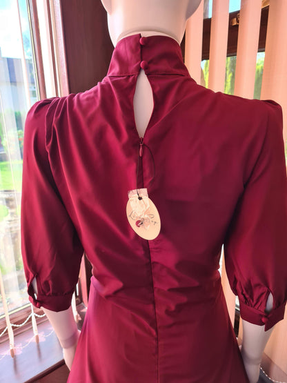 Lindy Bop Lyla Garnet 1950s Tea Dress - HerSecretCloset.co.uk