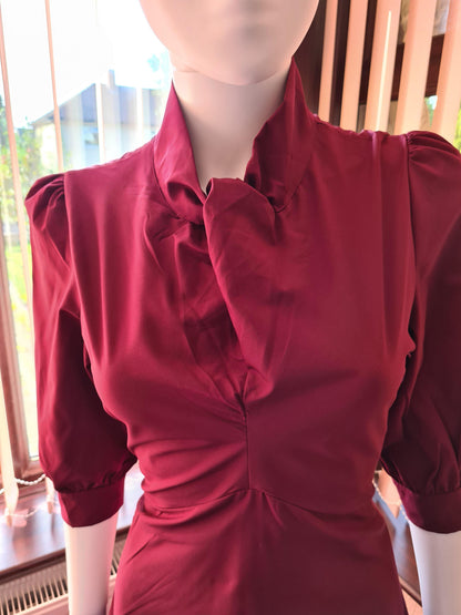 Lindy Bop Lyla Garnet 1950s Tea Dress - HerSecretCloset.co.uk