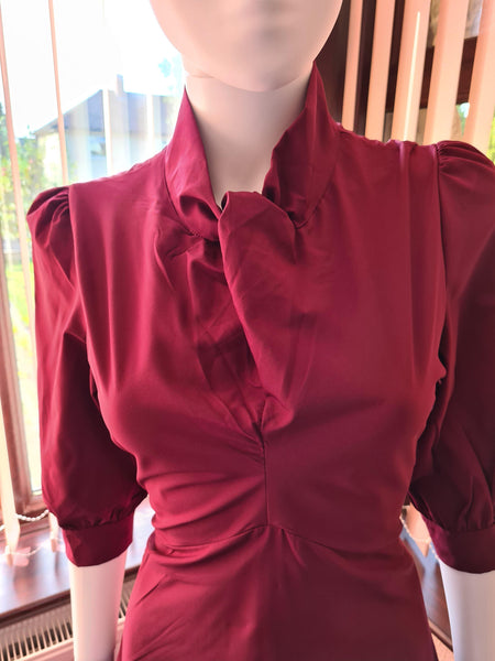 Lindy Bop Lyla Garnet 1950s Tea Dress - HerSecretCloset.co.uk