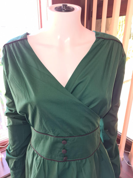 Lindy Bop Kara Emerald Green Plus Size Dress - HerSecretCloset.co.uk