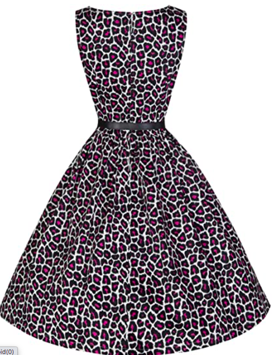 Lindy bop leopard print dress deals