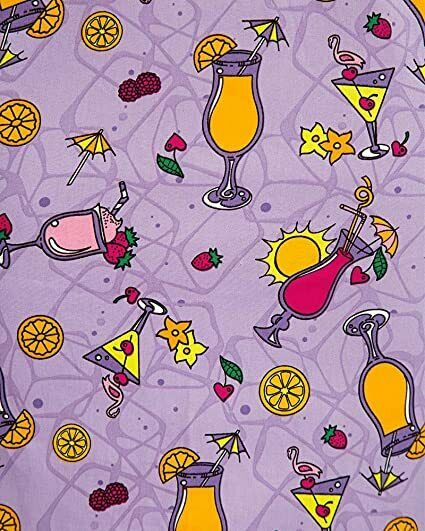 Lindy Bop Pryia Priya Pink Summer Cocktail Print Swing Skirt