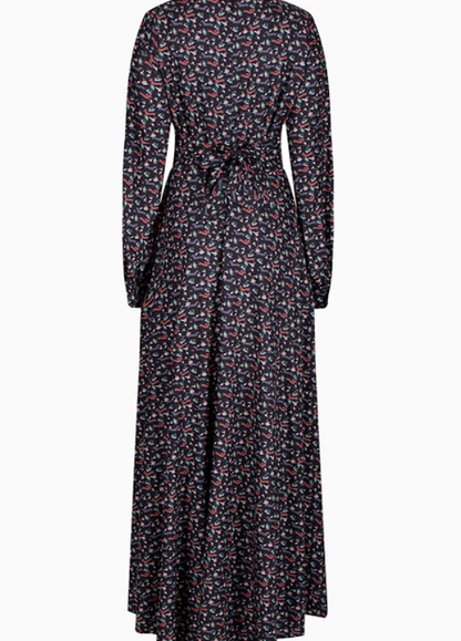 Lindy Bop Juno Fabulous Dachshund Print Vintage Style Maxi Dress