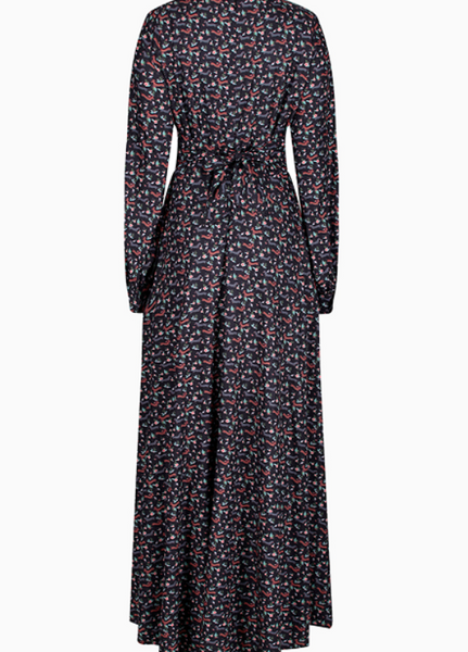 Lindy Bop Juno Fabulous Dachshund Print Vintage Style Maxi Dress