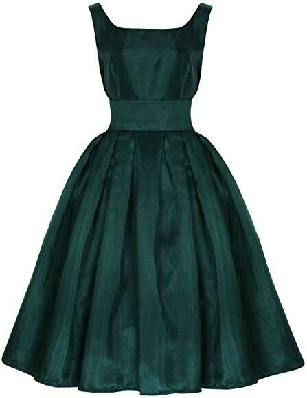 Lindy Bop Lana Swing Dress - 1950s Inspired Green