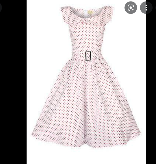 Elegant Rockabilly Hetty White Lindy Bop Dress