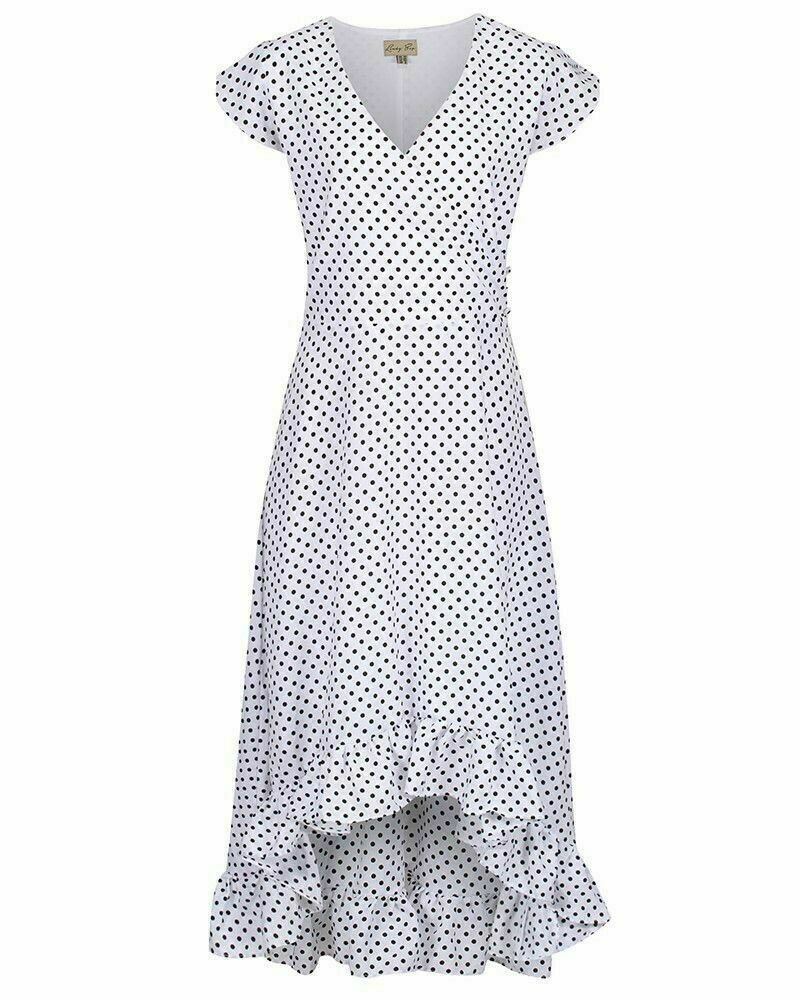 Lindy Bop Laura Polka Dot Dress Plus Size