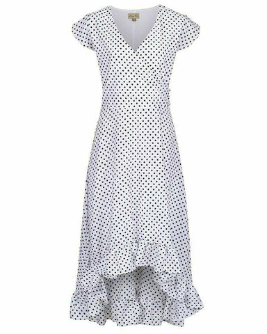 Lindy Bop Laura Polka Dot Dress Plus Size