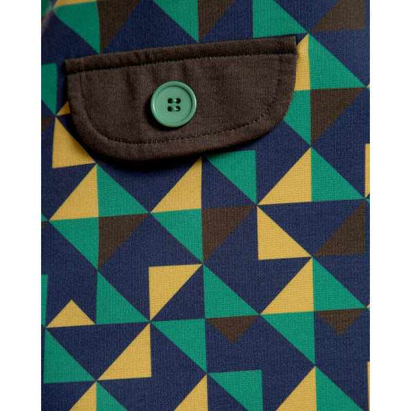 Lindy Bop Ladies Dress Style Monica 60's multicolored Triangles