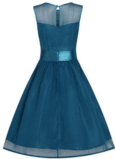 Lindy Bop 'Candy' Teal Formal Prom Party Dress - HerSecretCloset.co.uk