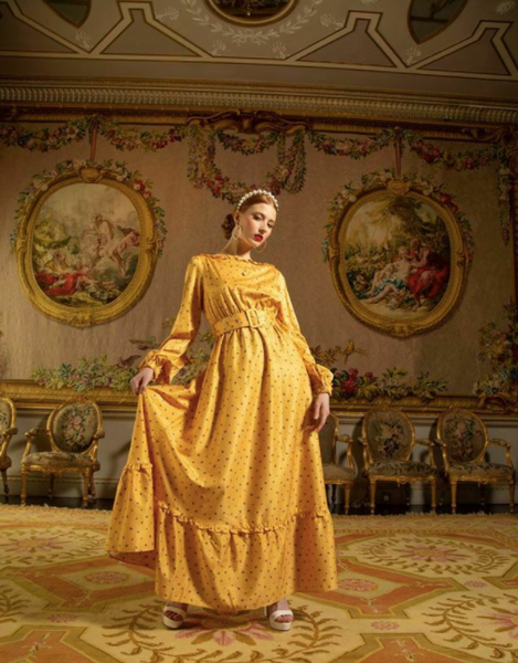 Lindy Bop Sydney Honey Bee Vintage Maxi Dress