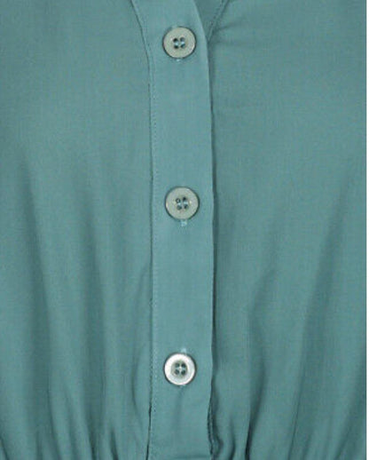 Lindy Bop Kody Sage Green Classic Dress - HerSecretCloset.co.uk
