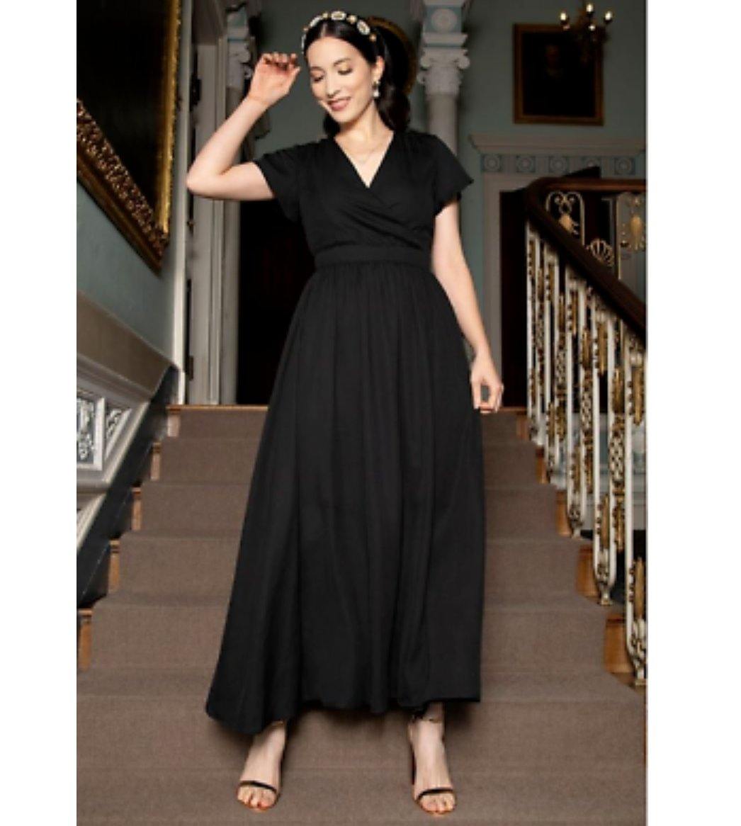 Lindy Bop Aisling Classic Vintage Inspired Maxi Dress - HerSecretCloset.co.uk