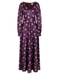 Lindy Bop Juno Rose Check Boho Vintage Maxi Dress - HerSecretCloset.co.uk