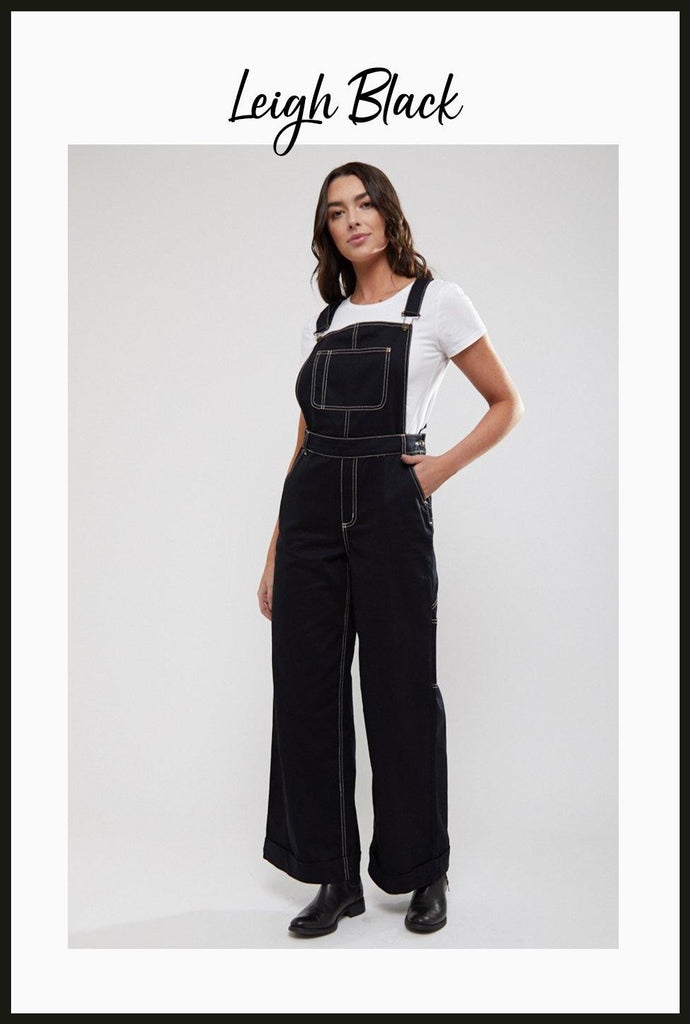 Black sales dungaree jeans