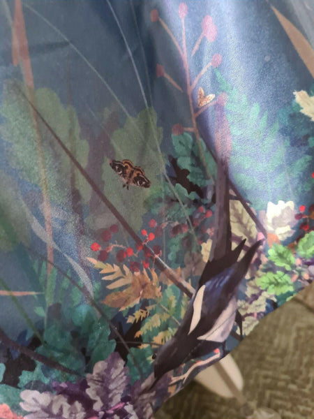 Lindy Bop Tea Dress Woodland Magpie Boho Pleated Landgirl Style - HerSecretCloset.co.uk