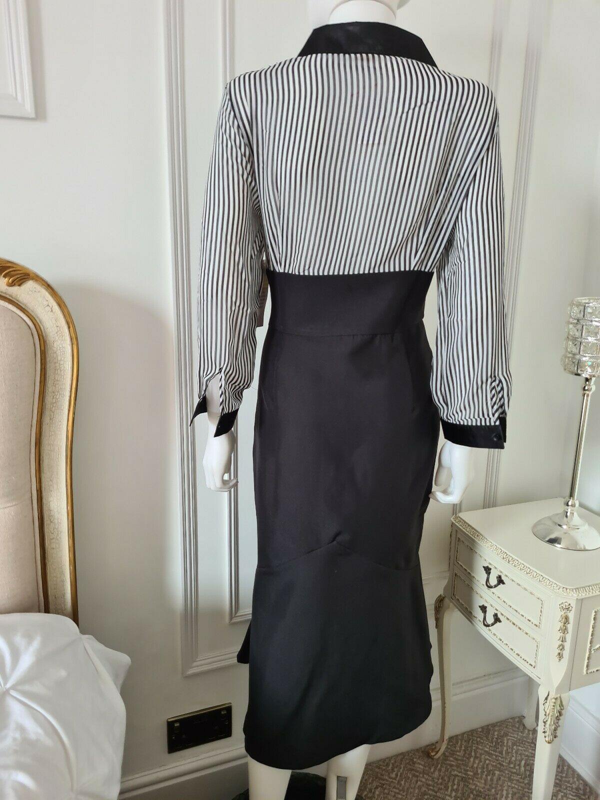 Lindy Bop 'Rhea' Vintage 1940's/1950's High Waisted Fitted Fluted Office Dress - HerSecretCloset.co.uk