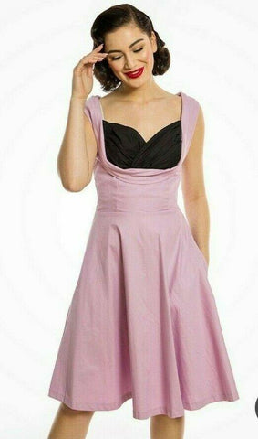 Lindy Bop Ophelia Cotton Candy Dress - HerSecretCloset.co.uk