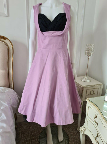 Lindy Bop Ophelia Cotton Candy Dress - HerSecretCloset.co.uk